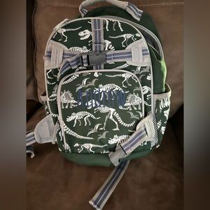 Pottery Barn Mackenzie Dino Bones Glow In Dark Backpack & Lunchbox Combo